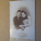 pieni vintage pahvivalokuva - pikkukuva 1