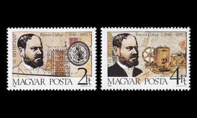 Unkari 3990-1 ** Postimerkin päivä (1988)