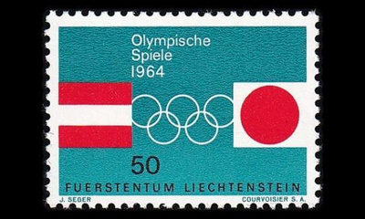 Liechtenstein 437 ** Olympialaiset Innsbruck Tokyo (1964)