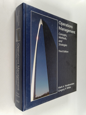 Mark A. Vonderembse : Operations management : concepts, m...