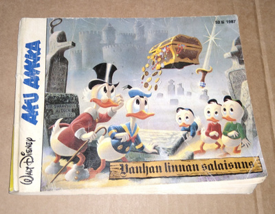 AKU ANKKA 52B 1987 VANHAN LINNAN SALAISUUS