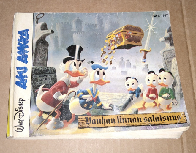 AKU ANKKA 52B 1987 VANHAN LINNAN SALAISUUS