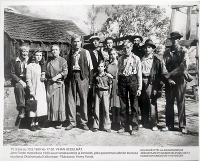 Pressikuva: Vihan hedelmät (John Ford, Henry Fonda)