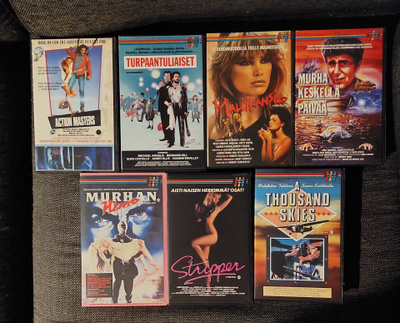 7 kpl Vhs fix kasetteja kuin uusia