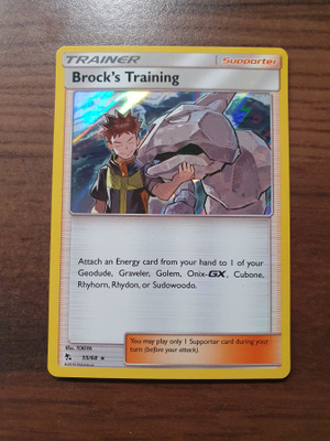 Pokemon Brock's Training 55/68 Holo Rare