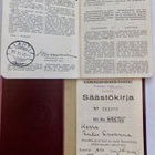 2 VANHAA Säästökirjaa Postipankki KOP 1940 1941 Kivat Merkit - pikkukuva 2