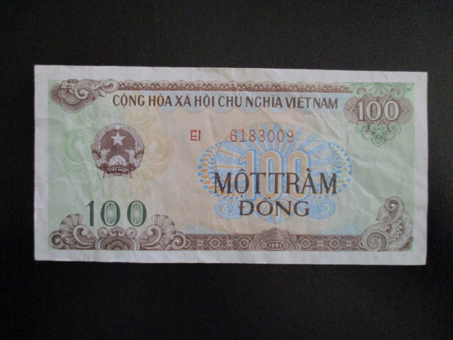 VIETNAM 100 DONG 1991 KL4 (K15-S110)