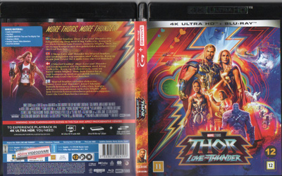 Thor Love And Thunder (80 503) UUSI -FI- BLUR+4K HD nordic,