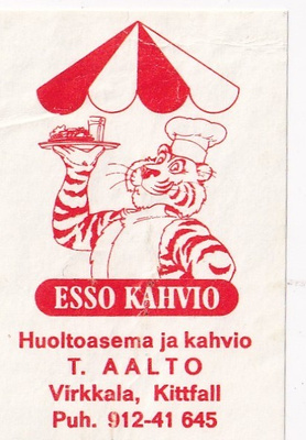 Virkkala, Kittfall, T. Aalto , ESSO Kahvio  , 2/12