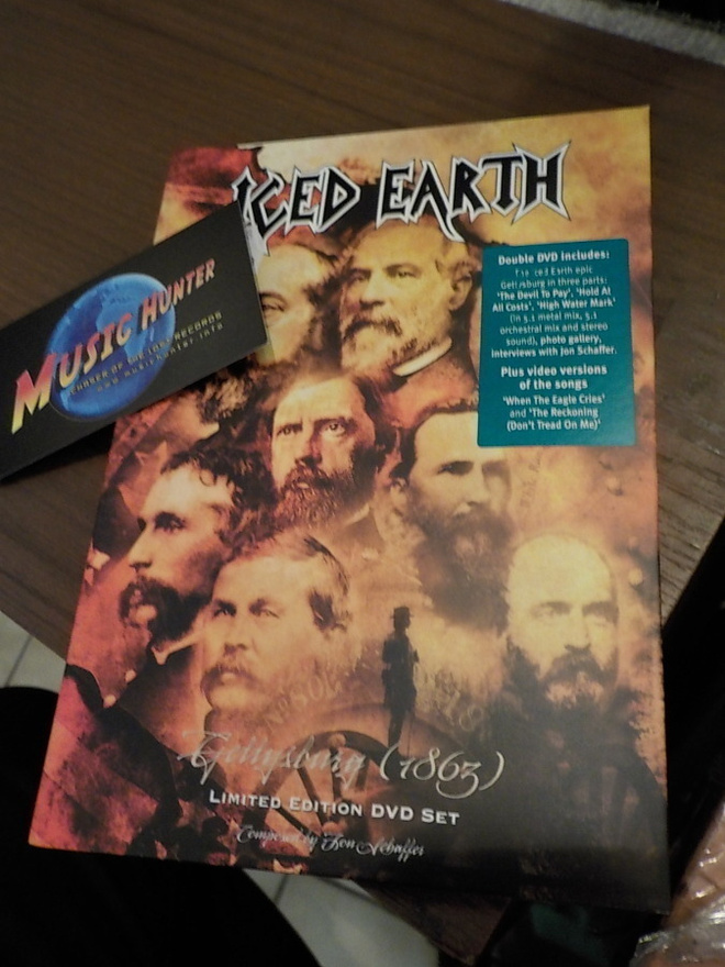 ICED EARTH - GETTYSBURG (1863) UUSI 2DVD (+)