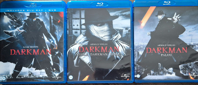 Darkman 1-3 trilogia -Blu-Ray -Blu-Ray