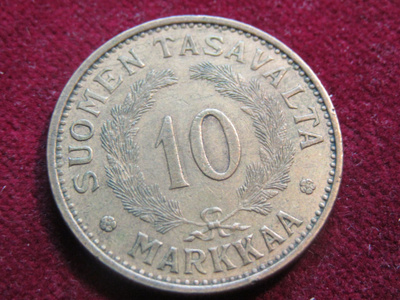 10 markkaa 1937