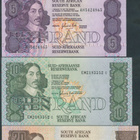 Etelä-Afrikka South Africa 2, 5, 10, 20 Rand 1982-89 UNC - pikkukuva 1