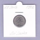 Sri Lanka 25 Cents v.1982 KM#141.2 - pikkukuva 1
