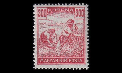 Unkari 350 ** Viikatemies 300 Kr (1921)