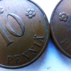 Raha kolikko Suomi 10 Penniä vanhoja 11 kpl - pikkukuva 2