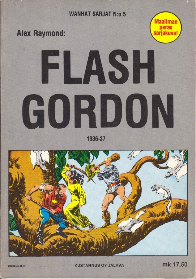 Wanhat sarjat No  5 Flash Gordon 1936-37 (Jalava 1983)
