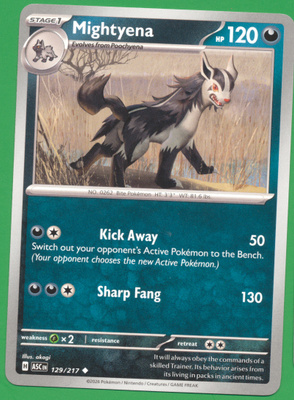 Pokémon Mightyena (ASC 129)