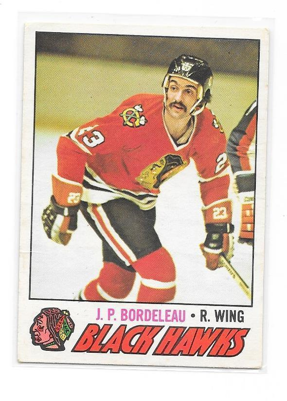 1977-78 OPC #156 J.P.Bordeleau Chicago Blackhawks