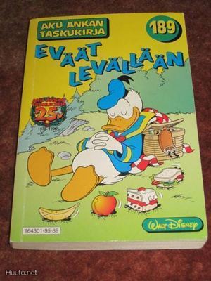 AKU ANKAN TASKUKIRJA 189 - EVÄÄT LEVÄLLÄÄN