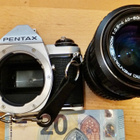 VANHA Kamera Pentax ME Super + Zoom 1:2,8-4 40-80mm ymSIISTI - pikkukuva 3