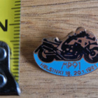 Moottoripyörä MP 91 Emali Rintaneula vuodelta 1991 - pikkukuva 1