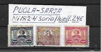 SEKALAISIA PUOLA SARJA Mi 182-4 luett. 2,4€