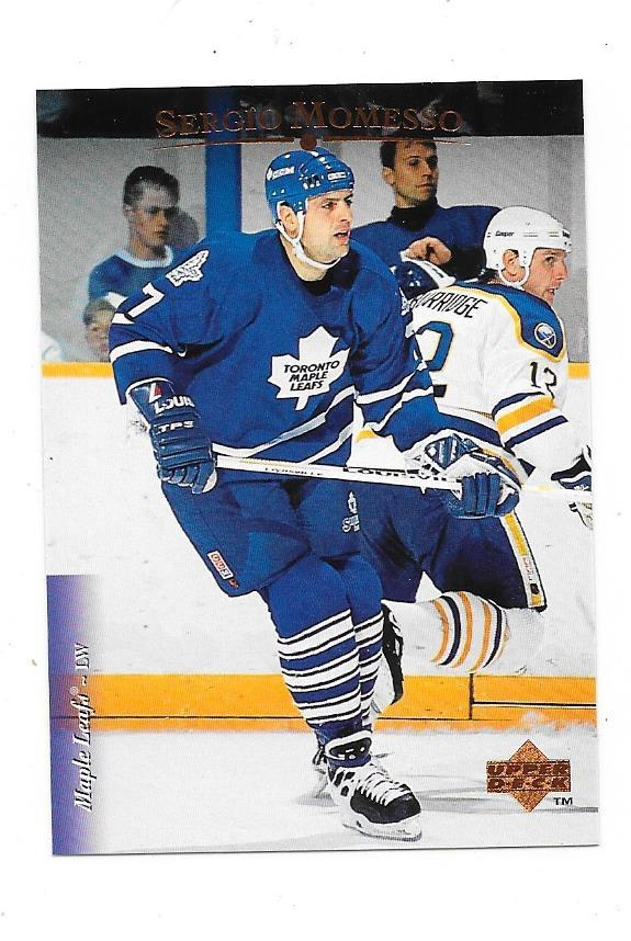 1995-96 Upper Deck #125 Sergio Momesso Toronto Leafs Gooni