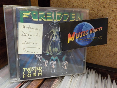 FORBIDDEN - TWISTED INTO FORM CD + 3X NIMMARIT