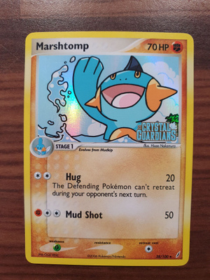 Pokemon Marshtomp 38/100 Reverse holo Stamped