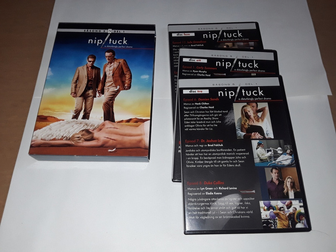 Nip/Tuck - Säsong 5, Del 1 - SW/SF Region 2 DVD Warner Bros.