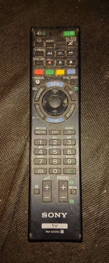 Sony television Kaukosäädin RM-ED053