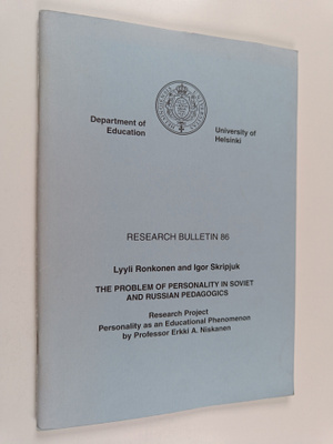 Lyyli Ronkonen : The problem of personality in Soviet and...