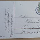 Purjevene täynnä kieloja ja lemmikeitä onniteluina, p. 1915 - pikkukuva 2