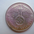 Natsi-Saksa 5 Reichsmark 1938 Paul von Hindenburg - pikkukuva 1