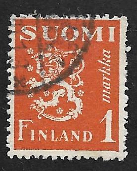 Yleismerkki 1mk 1930 (LAPE 150) O roso