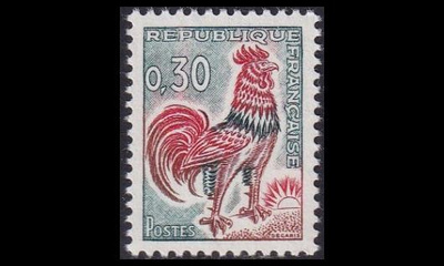 Ranska 1496 ** Käyttösarja Kukko (1965)