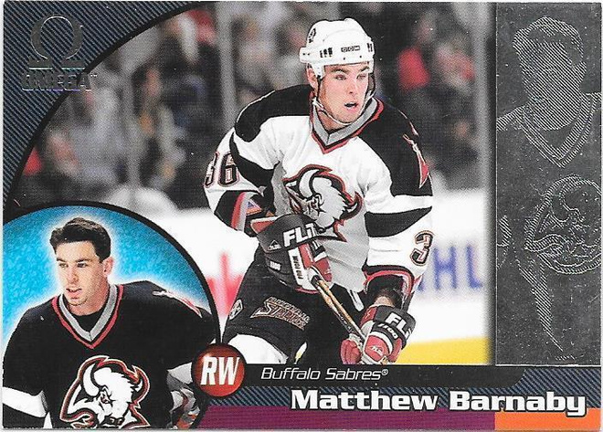 1998-99 Pacific Omega #20 Matthew Barnaby Buffalo Sabres