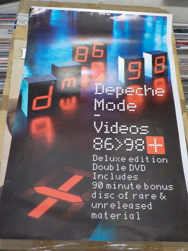 DEPECHE MODE - VIDEOS 86>98 PROMO JULISTE (W)