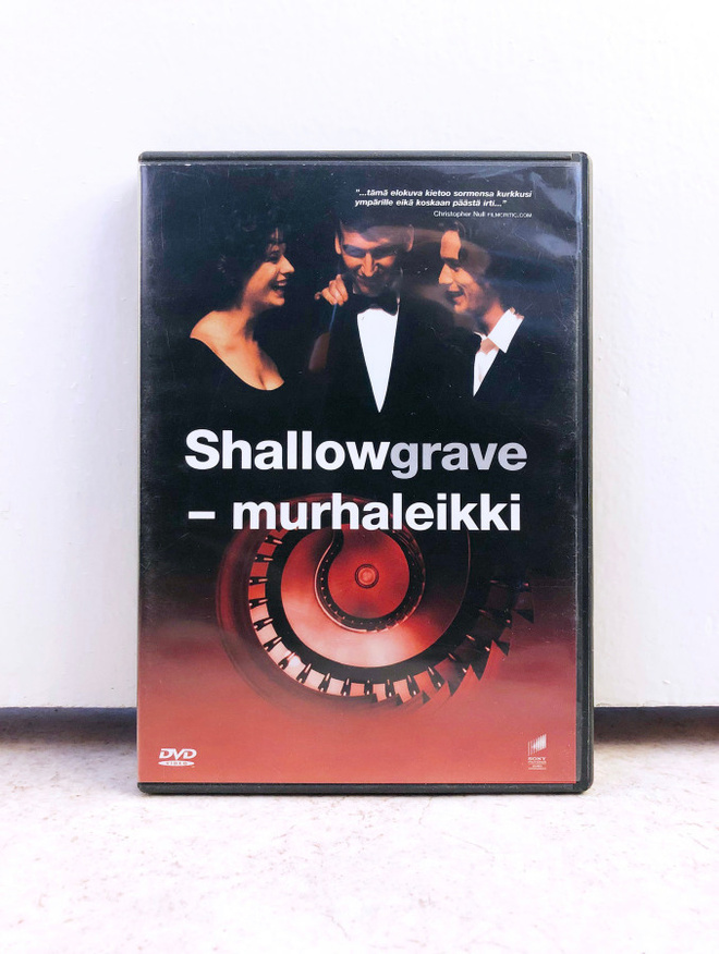 Shallow Grave - murhaleikki (1994) DVD Suomijulkaisu