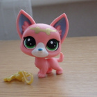 LITTLEST PET SHOP korallinp. Bellina CHIHU, KETTU + amuletti - pikkukuva 5