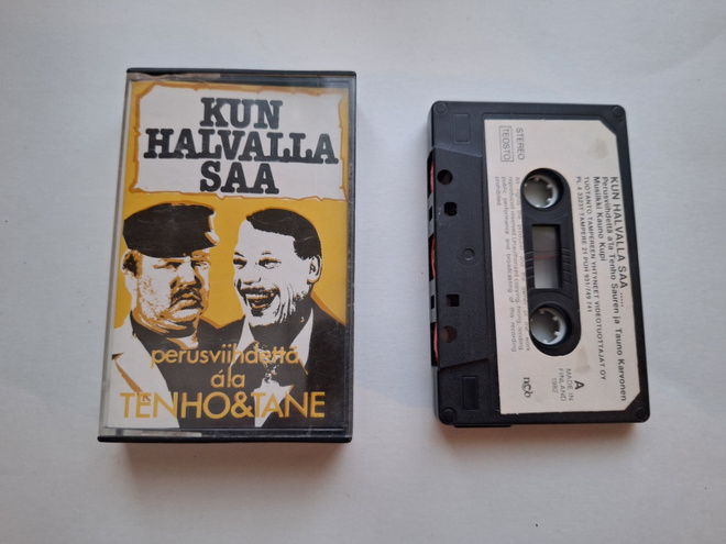 TENHO & TANE - KUN HALVALLA SAA c-kasetti