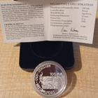 100 mk 2000 Helsinki 450v. Hopea 925 Proof - pikkukuva 1