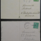 Pp-leimoja HIISIÖ (Mankala) 2 kpl, 1953 ja 1960 - pikkukuva 1