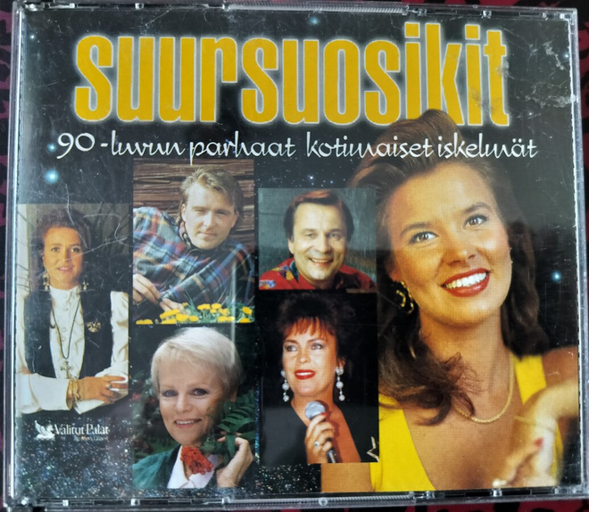 SUURSUOSIKIT 90-luvun parhaat kotimaiset iskelmät 4CD