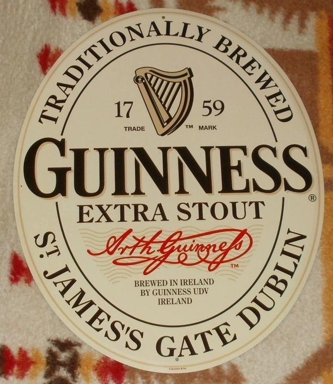 GUINNESS® # 3-D  Metallikyltti
