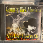 COUNTRY DICK MONTANA - The Devil Lied To Me cd  RARE! - pikkukuva 1