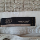 Valkoiset joustavat caprit koko w:31"/ 40 - pikkukuva 2