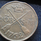 2 öre 1762 SM. Adolf Frederik . Ruotsi-Sweden - pikkukuva 1