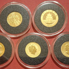 5 x 1/10 oz: Panda, Maple, Eagle, Kangaroo, Philharmoniker - pikkukuva 2